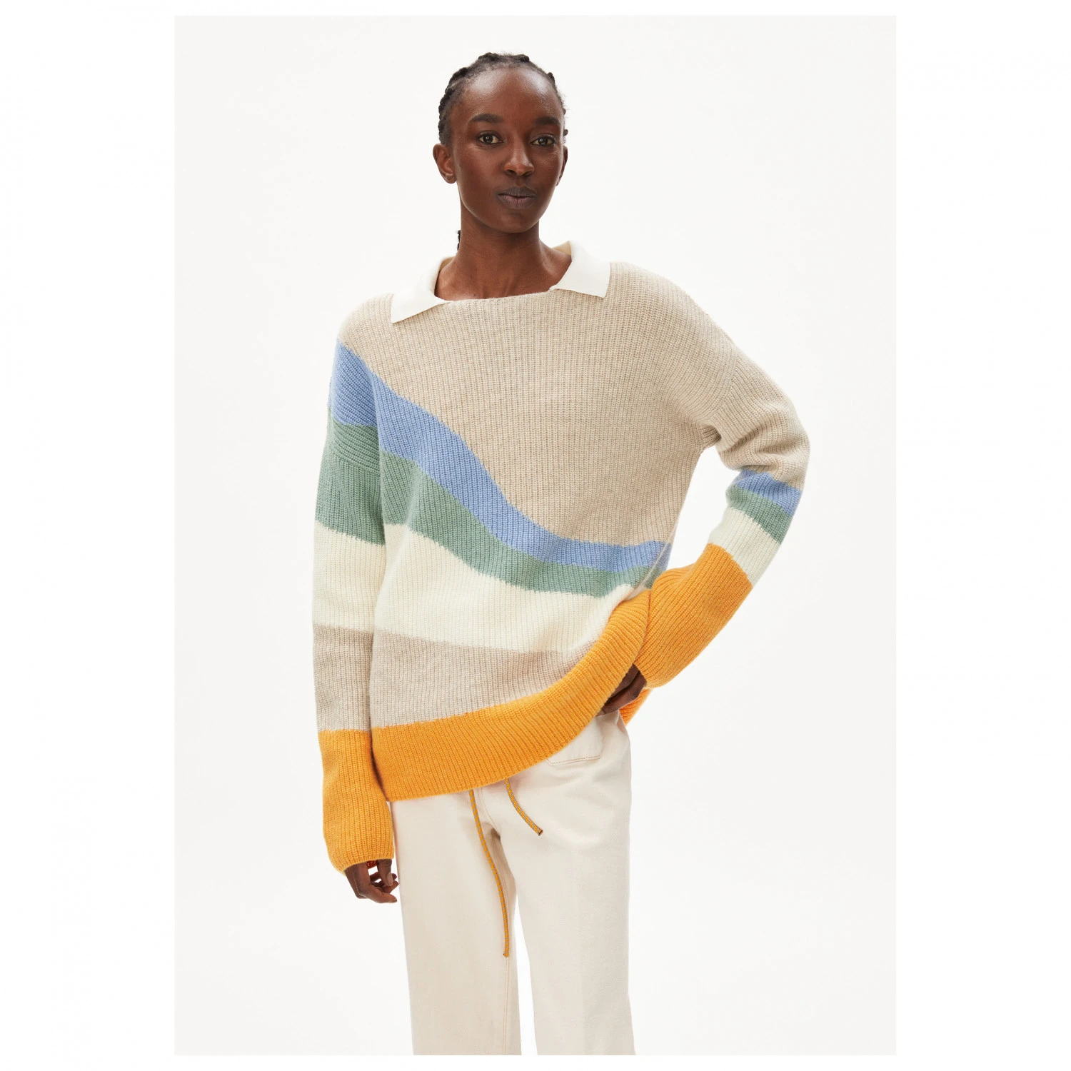 Armedangels Women's Miyaa Multicolor - Wollpullover - Image 3