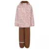 CeLaVi Girl's Rainwear Set AOP With Fleece - Overall