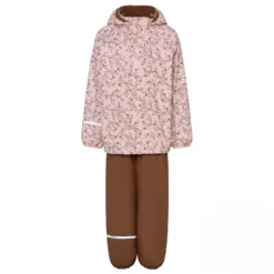 CeLaVi Girl's Rainwear Set AOP With Fleece - Overall