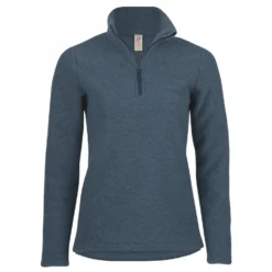 Engel Women's Pulli Mit Reißverschluss - Wollpullover
