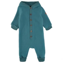 Mikk-Line Kid's Wool Baby Suit With Hood - Overall
