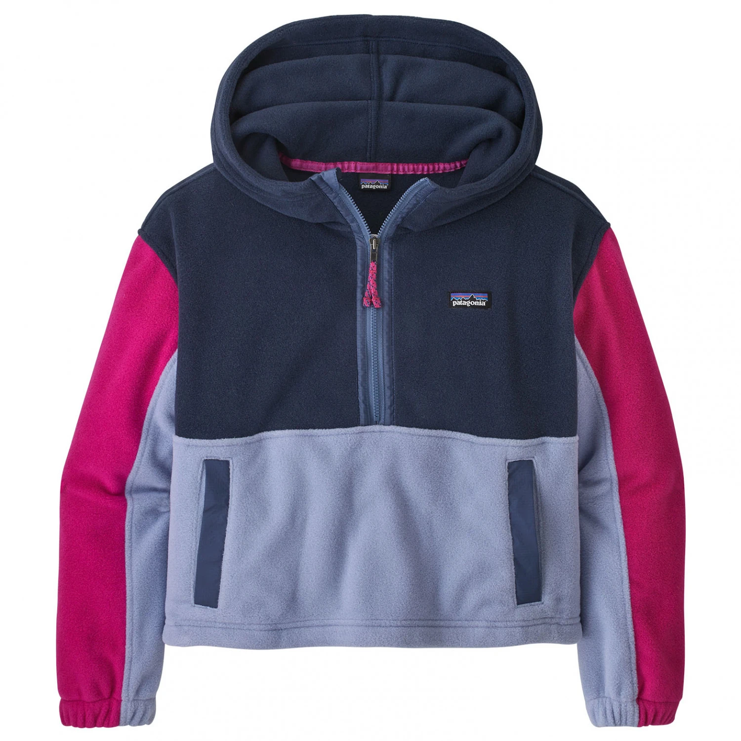 Patagonia Girl's Microdini Cropped Hoody P/O - Fleecepullover - Image 2