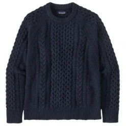 Patagonia Recycled Wool Cable Knit Crewneck Sweater - Pullover