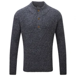 Sherpa Ranga Button Mock Neck - Pullover