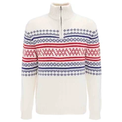 We Norwegians Setesdal ZipUp Pullover - Merinopullover
